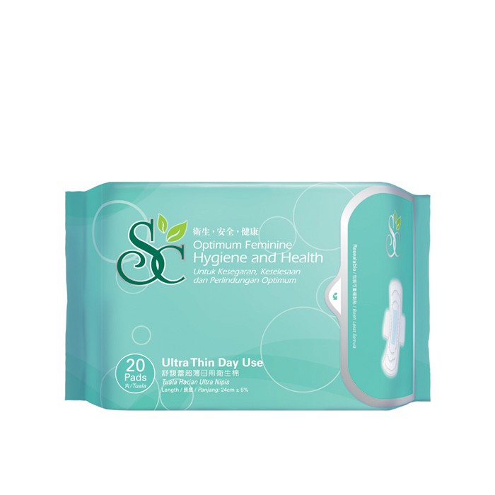 舒馥蕾 Ultra Thin Day Use 草本日用衛生棉 20入