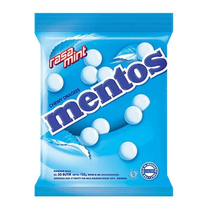 MENTOS Permen Rasa Mint 薄荷軟糖 135g