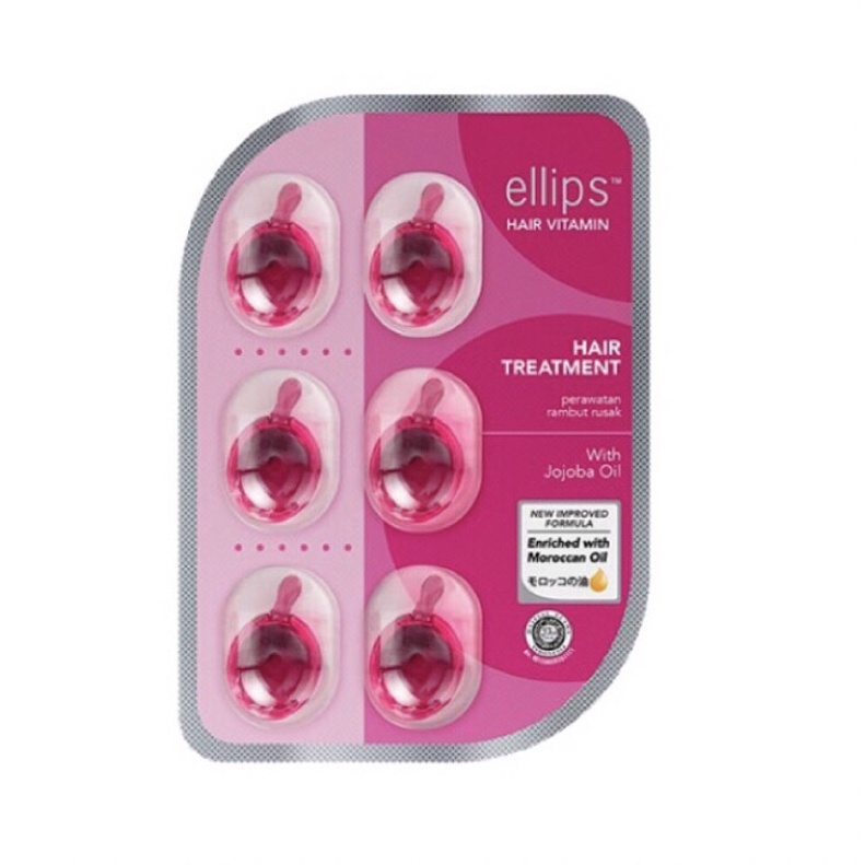 ELLIPS Hair Vitamin Treatment 護髮膠囊-粉 6入