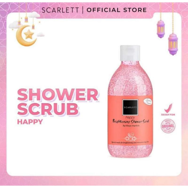 SCARLETT Shower Scrub Happy 沐浴乳快樂 300ml