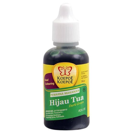KOEPOE KOEPOE Pewarna Hijau Tua綠色食用色素 30ml