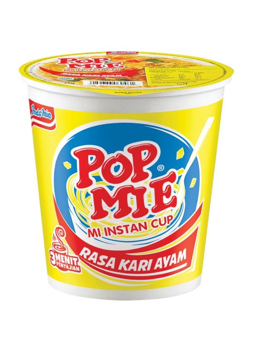 POP MIE Kari Ayam Instant Cup 咖哩雞湯杯麵 75g
