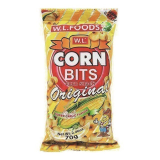 W.L. CORN BITS Original 原味炸玉米-黃橘 70g