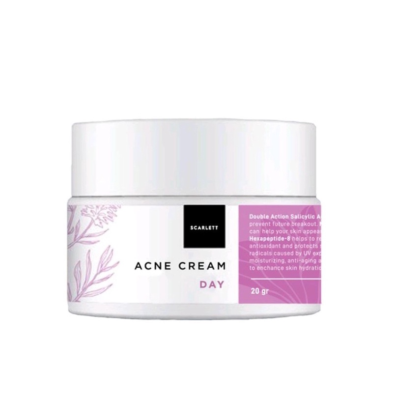 SCARLETT Whitening Acne Day Cream 柔白日霜 20g