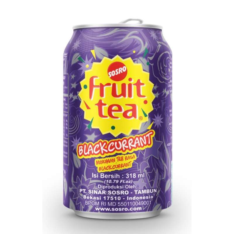 SOSRO Blackcurrant Fruit Tea 黑加侖茶 500ml