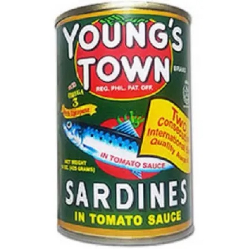 YOUNG'S TOWN Sardines in Tomato 辣沙丁魚罐 155g