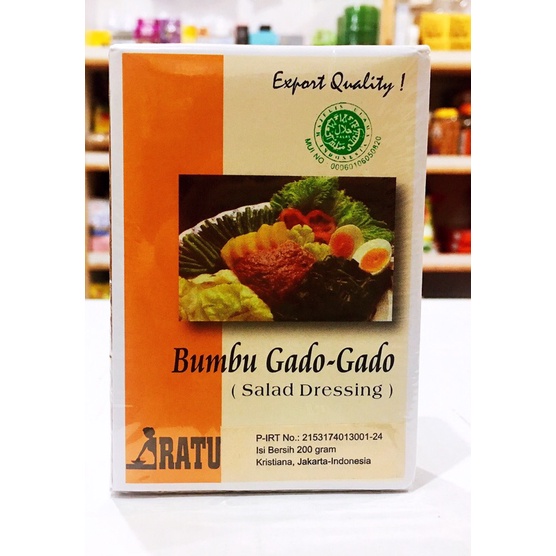 RATU Bumbu Gado-gado 調味料-印尼蔬菜沙拉醬 200g