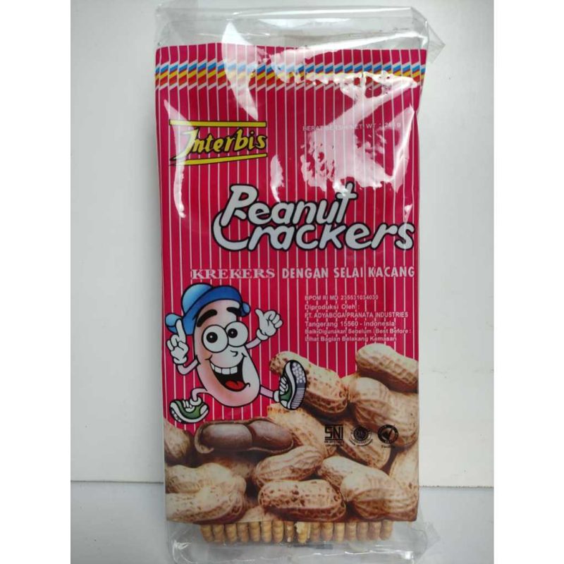 INTERBIS Peanut Crackers 花生夾心餅乾 268g