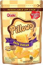 OISHI Pillows Durian 榴槤風味枕頭餅乾 100g