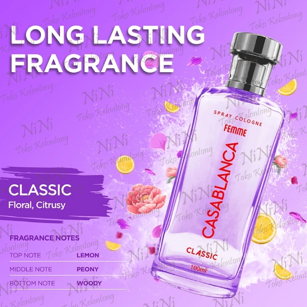 CASABLANCA Femme Classic 古龍水-紫 100ml