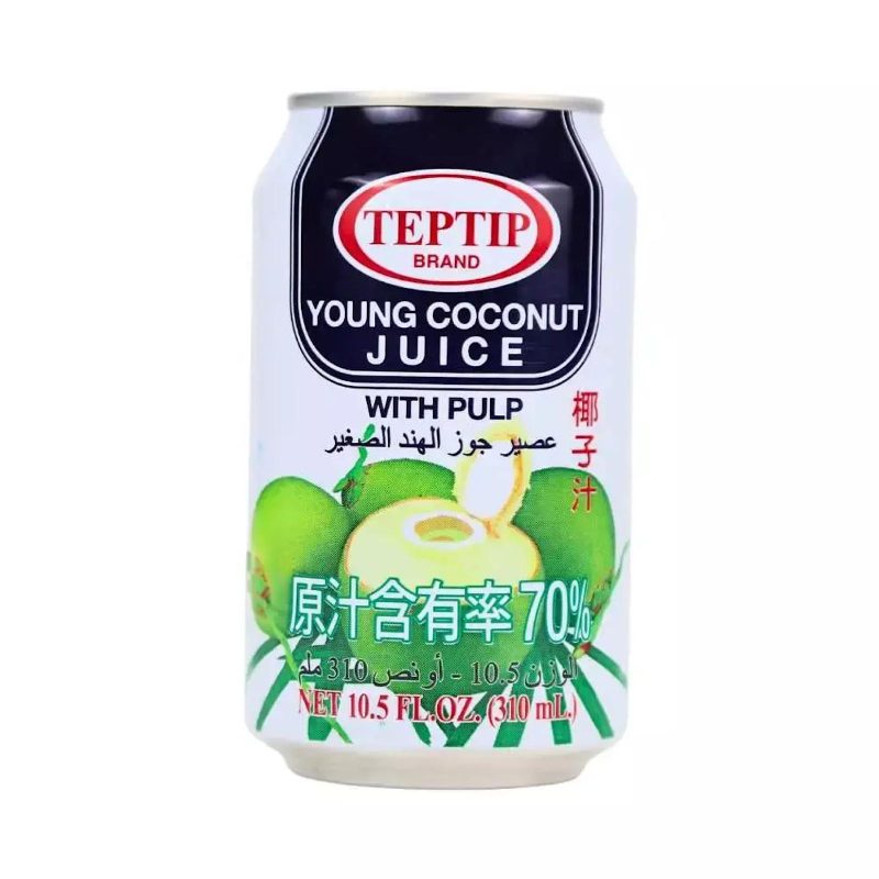 TEPTIP Young Coconut Juice With Pulp 椰子汁 310ml