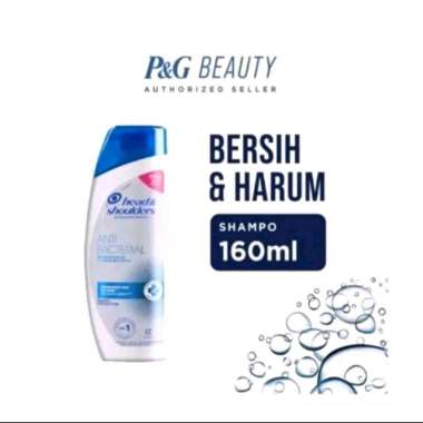 HS Bersih Harum 洗髮精白標氣泡藍 160ml