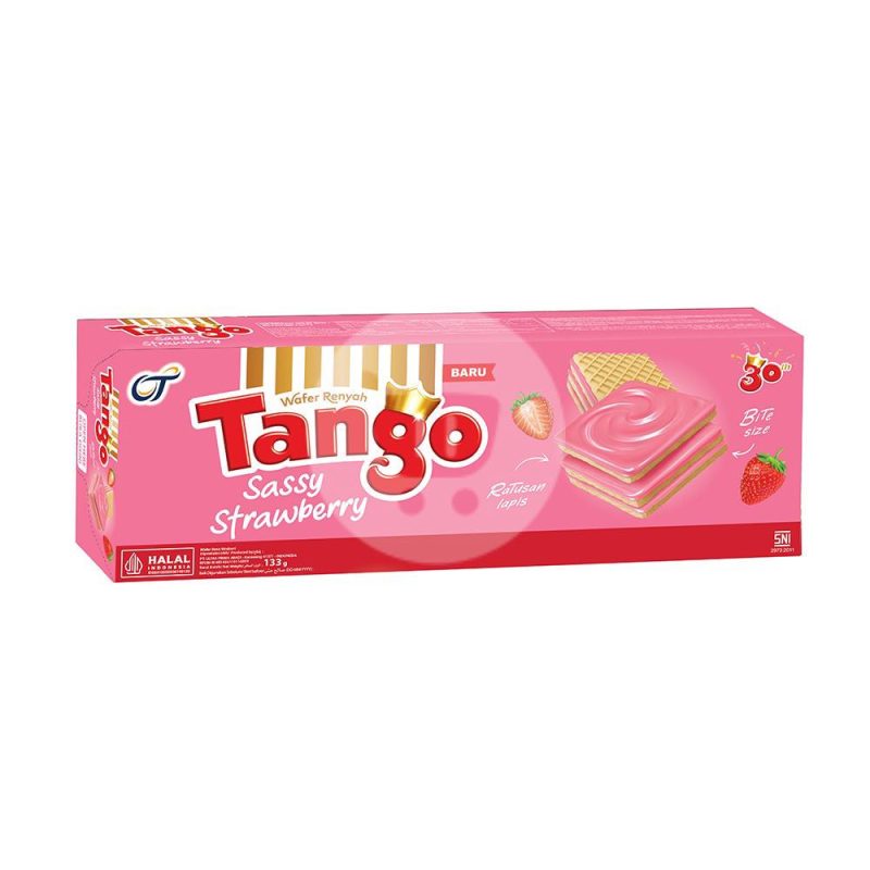 TANGO Strawberry Wafer 草莓威化餅乾 133g