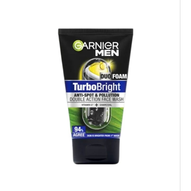 GARNIER MEN Turbo Light 94% 男性洗面乳 100ml