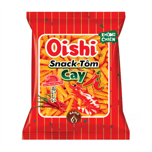 OISHI Snack Tom 特辣味蝦餅 45g