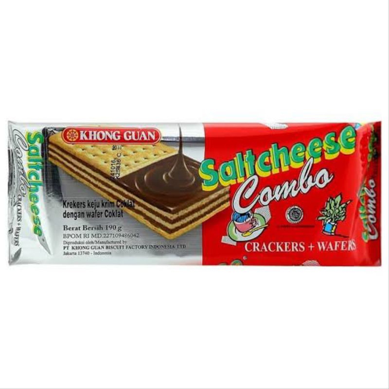 KHONG GUAN Saltcheese Combo 夾心威化餅乾 175g