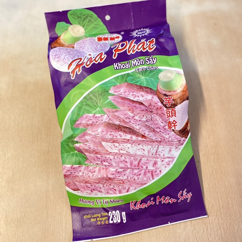 HP Hoa Phat Khoai Mon Say Taro Chips 芋頭乾 230g