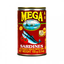 MEGA Sardines Tomato Sauce Chili 辣沙丁魚罐 155g