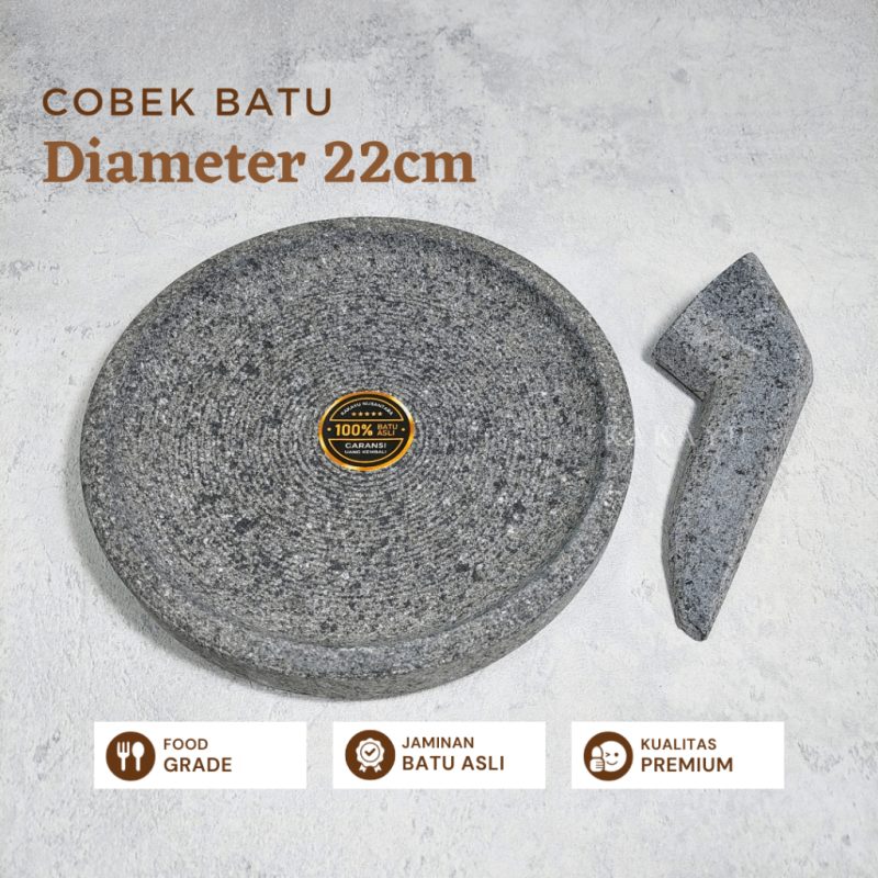INDEX SUNRISE Ulekan Batu 石頭研磨器-大 22Cm