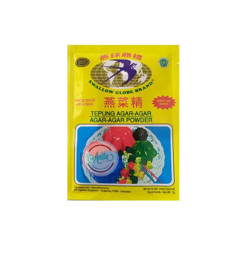 SWALLOW GLOBE Putih Agar-Agar Powder 燕菜精-白 7g