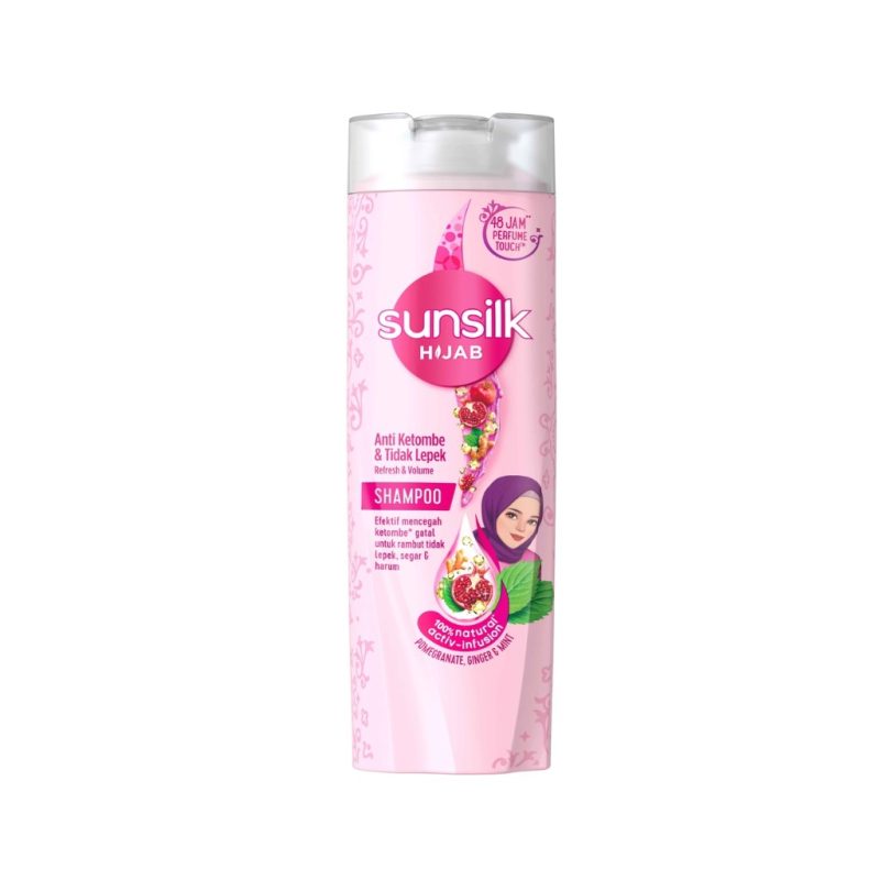 SUNSILK Hijab Refresh & Volume 洗髮精 - 粉 160ml