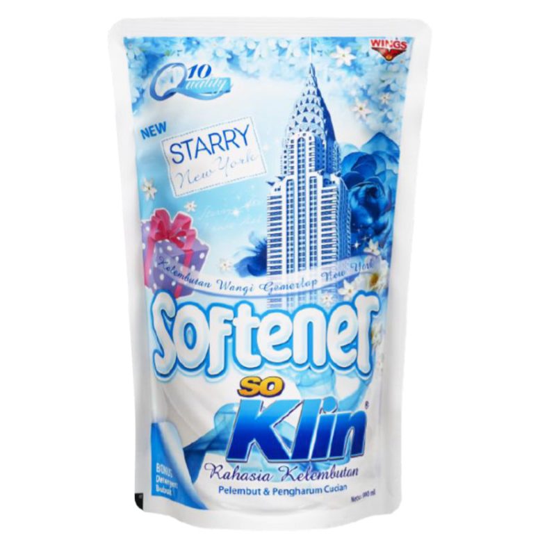 SO KLIN Softener Starry New York 柔軟精-藍 900ml