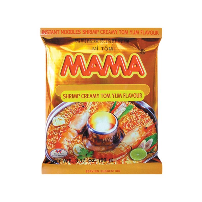 MAMA Noodles Shrimp Creamy Tom Yum 酸辣湯麵-橘 55g