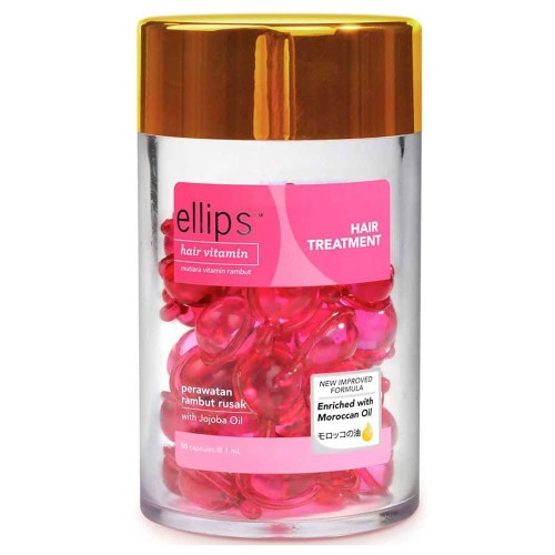 ELLIPS Hair Vitamin Treatment 護髮膠囊-粉 50入