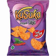KUSUKA Pedas Daun Jeruk 辣青檸葉芋頭脆片 68g