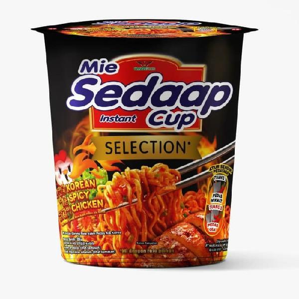 SEDAAP Cup Korean Spicy Chicken韓式辣雞乾炒杯麵81g