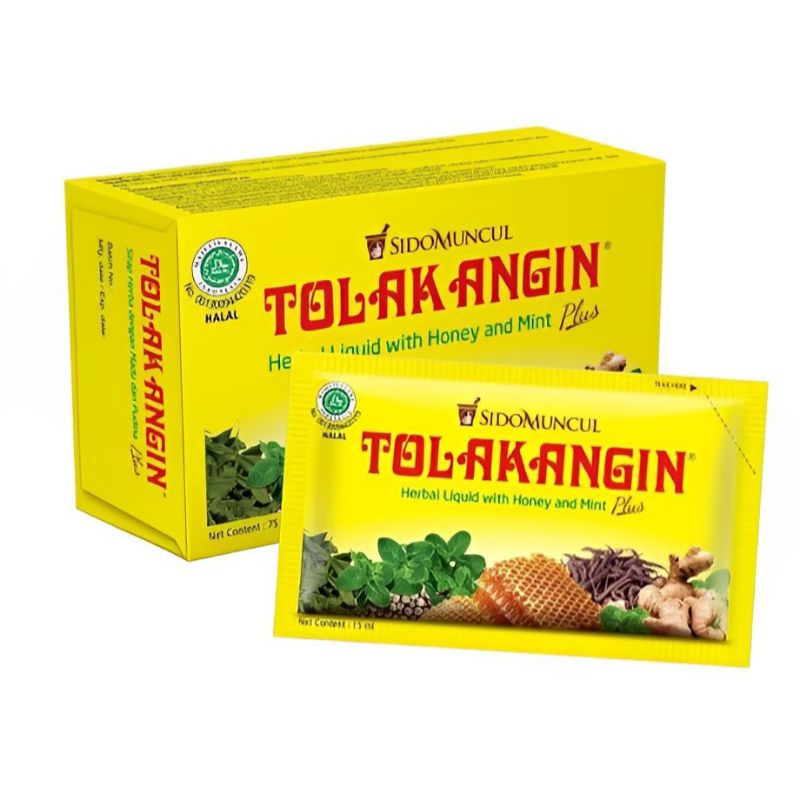 SIDOMUNCUL Tolak Angin Honey Mint 調味飲品 12*15ml