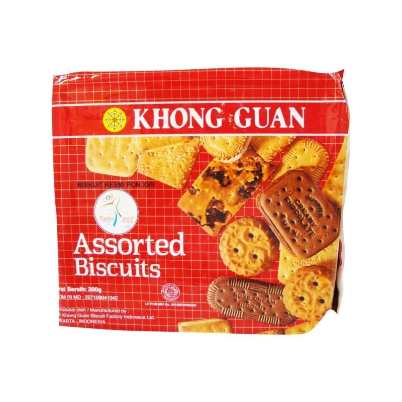 KHONG GUAN Assorted Biscuits 綜合餅乾-紅 300g