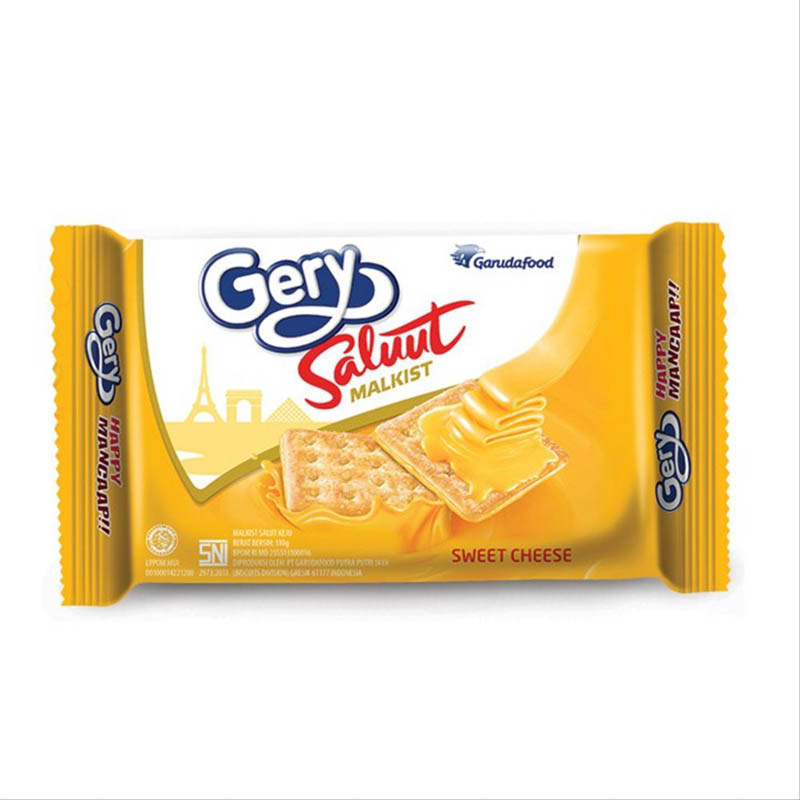 GERY Saluut Malkist Cheese 厚醬起司蘇打餅11*18g