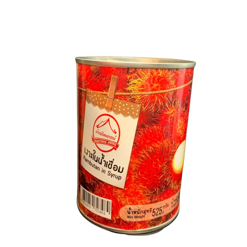 THAIPORN Rambutan In Syrup 紅毛丹罐頭 525ml