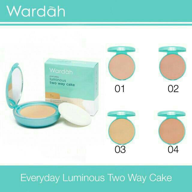 WARDAH Everyday Luminous Two Way Cake 01 粉餅 12g