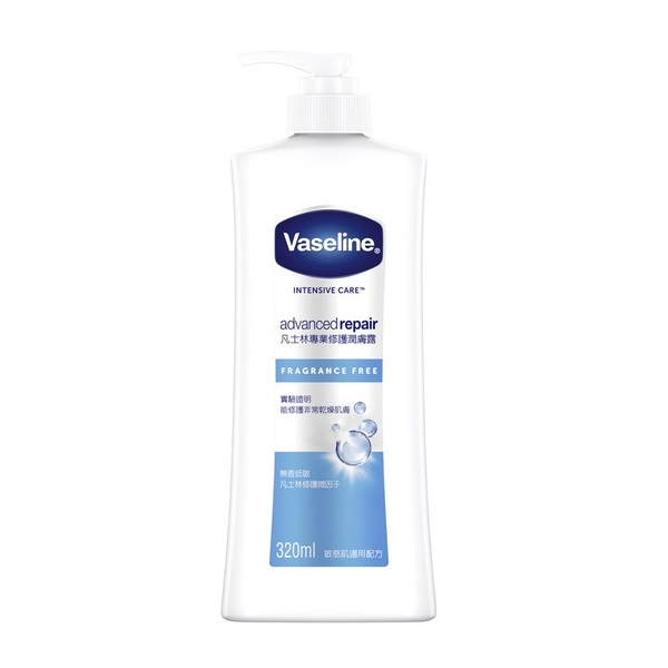 VASELINE Advanced Repair凡士林專業修護潤膚露320ML