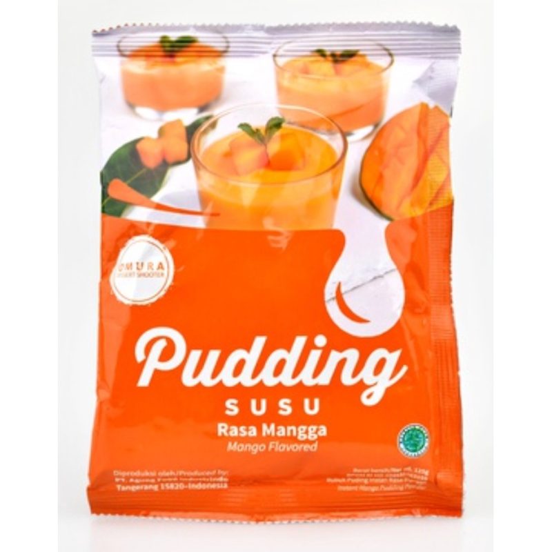 OMURA Pudding Susu Mangga 布丁粉芒果 3*125g