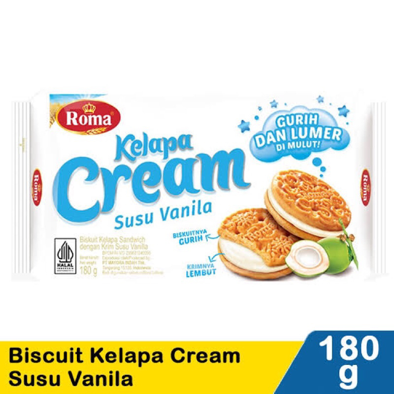 ROMA Biskuit Kelapa Cream 餅乾 180g