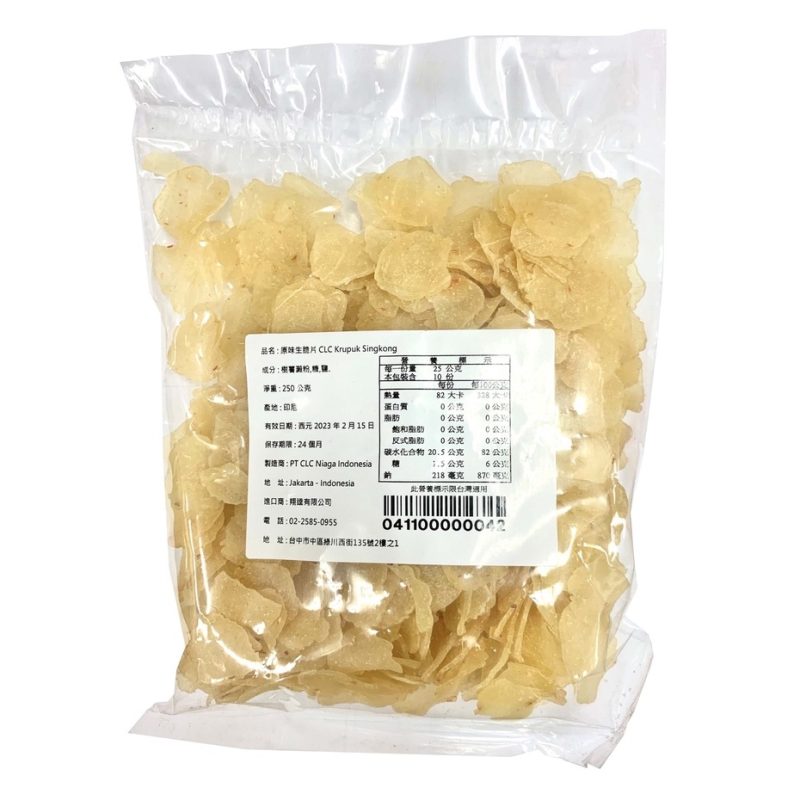 INDEX Kerupuk Singkong 原味生脆片250g