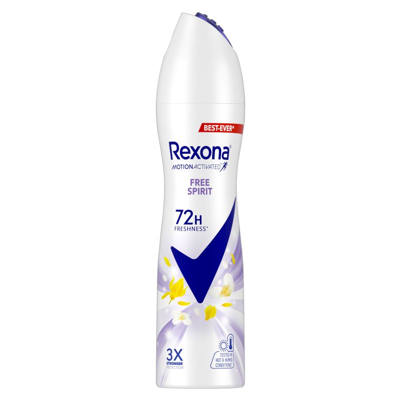 REXONA Free Spirit 制汗爽身噴霧-自由舒暢 135ml