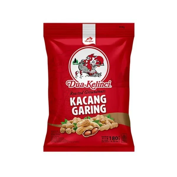 DK Kacang Kulit Garing 雙兔原味帶殼花生(紅) 180g