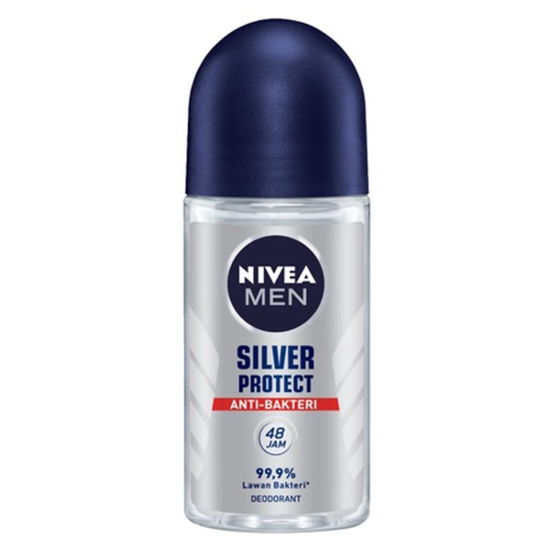 NIVEA MEN Silver Protect Roll On 止汗乳液-灰 50ml