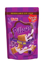 OISHI Pillows Rasa Ubi 芋頭風味枕頭造型餅乾 110g
