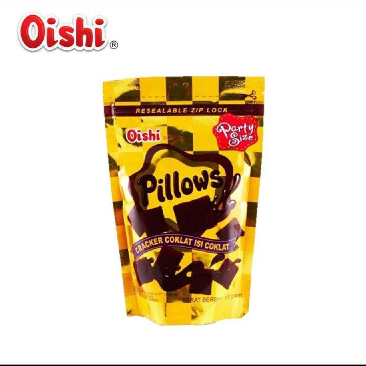 OISHI Pillows Cokelat Kacang 巧克力花生餅乾 100g