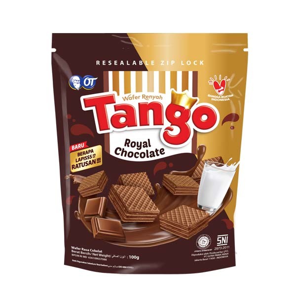 TANGO Wafer Chocolate Pouch 巧克力威化餅乾包 100g