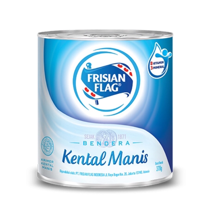 旗牌FRISIAN FLAG Blue 原味煉乳-藍罐 375g
