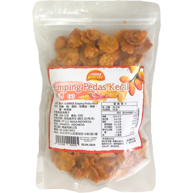 INDEX SUNRISE Emping Manis Kecil 樹子 (小) 200g