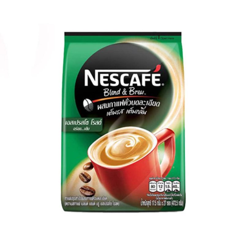 NESCAFE Espresso Roast 3 in 1 三合一咖啡-綠 27入